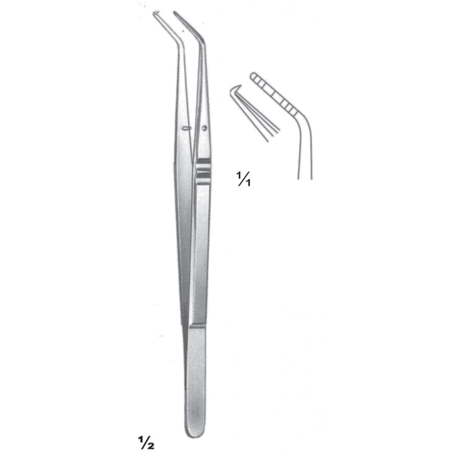 Crane-Kaplan Forceps Curved 15cm Pocket Marking Forceps (C-102-15) by Dr. Frigz