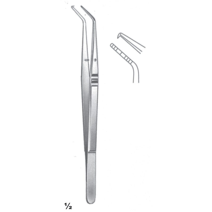 Crane-Kaplan Forceps Curved 15cm Pocket Marking Forceps (C-103-15) by Dr. Frigz
