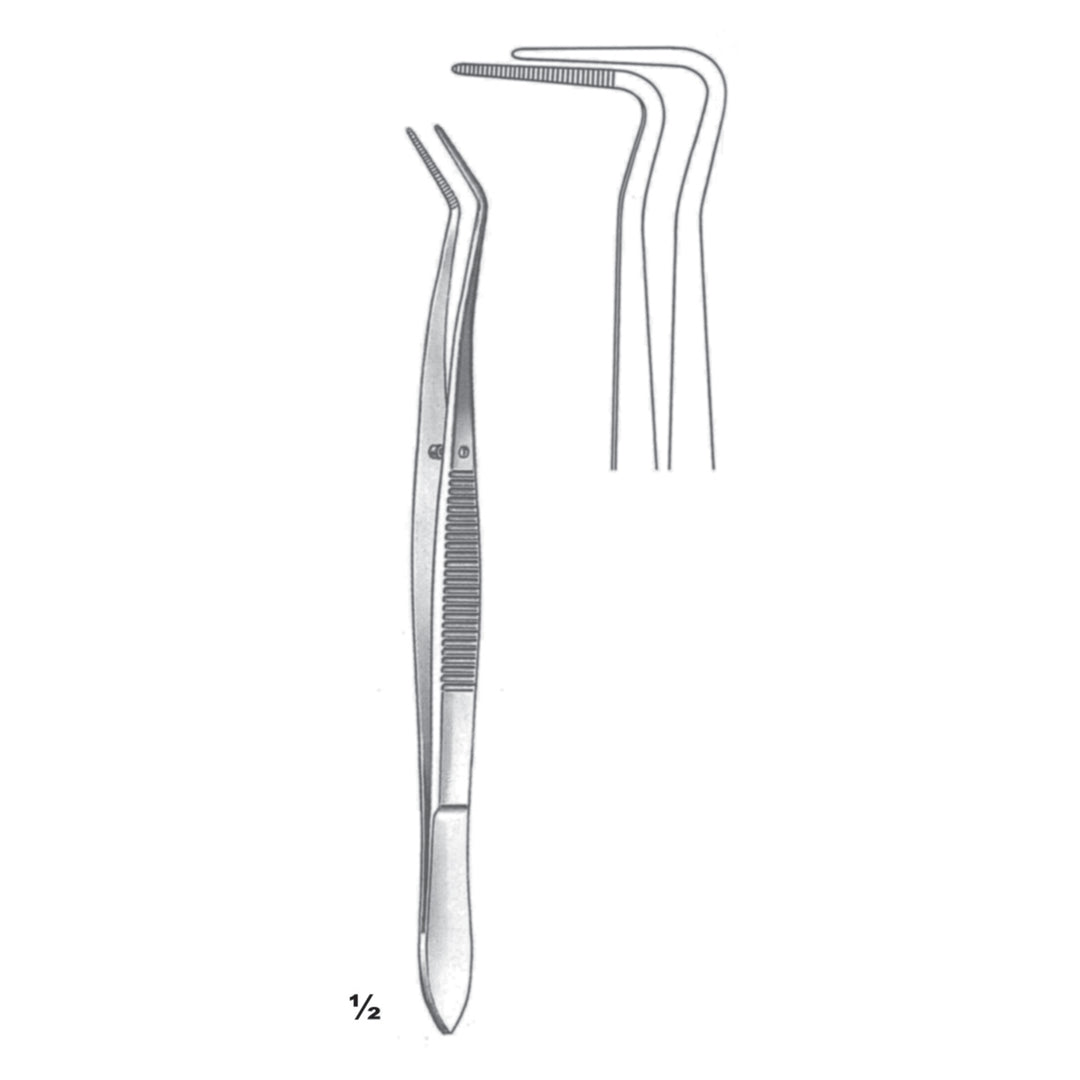 Meriam Forceps Curved 16cm (C-106-16) by Dr. Frigz