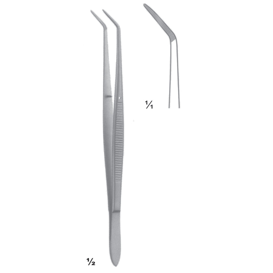 Flagg Forceps Curved 16cm (C-107-16) by Dr. Frigz