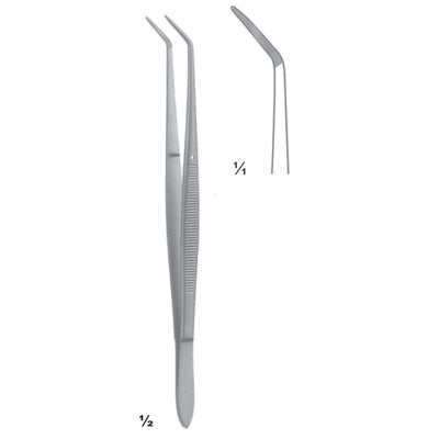 Flagg Forceps Curved 16cm (C-107-16)