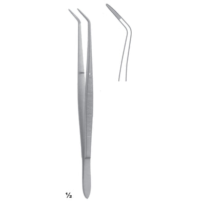 Flagg Forceps Curved 16cm (C-109-16)