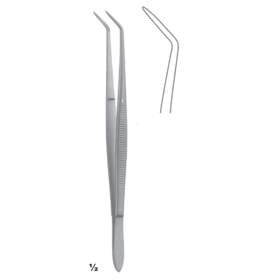 Flagg Forceps Curved 16cm (C-110-16) by Dr. Frigz