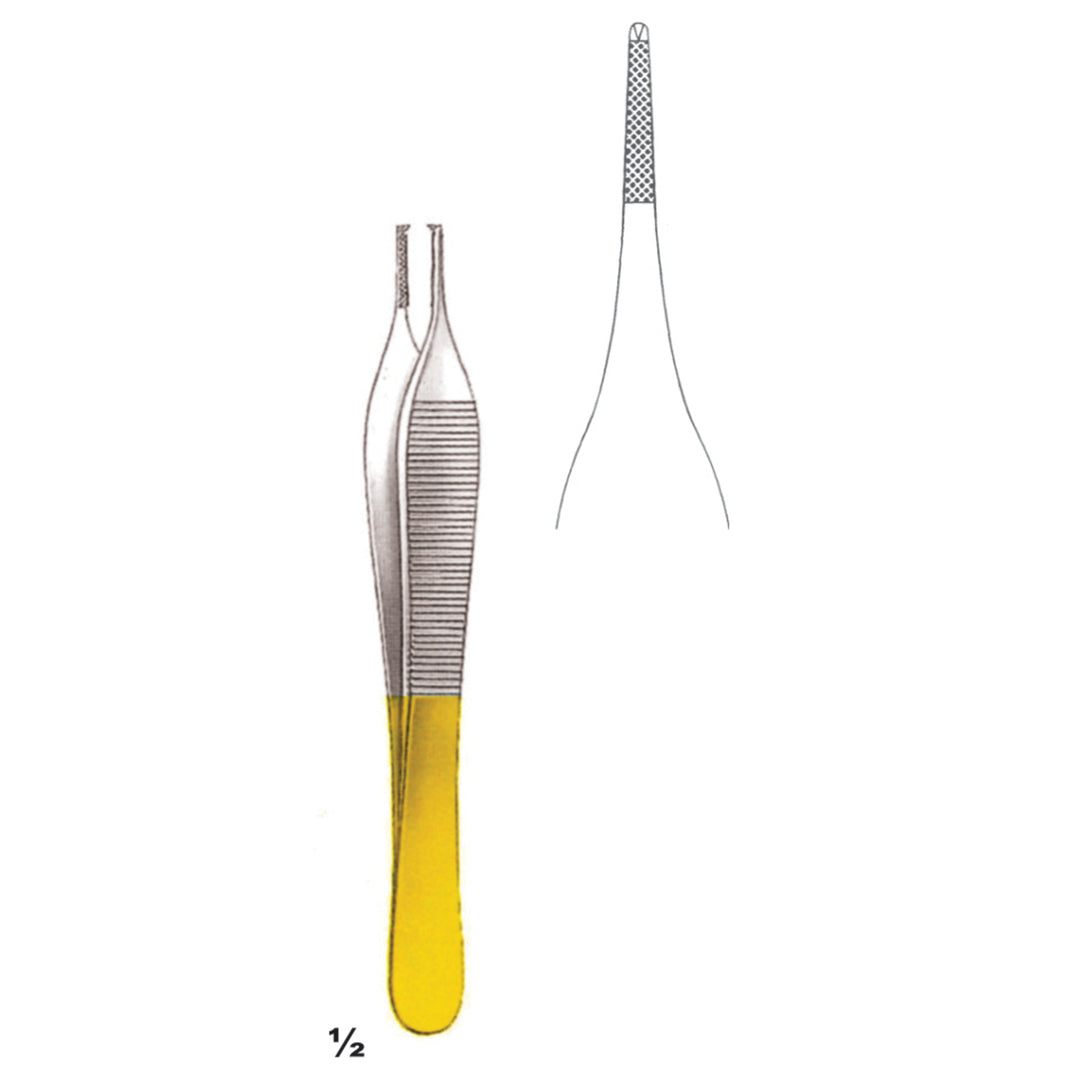 Adson Tc Forceps 1:2 Straight Tc 15cm Mini Profile (C-123-15Tc) by Dr. Frigz