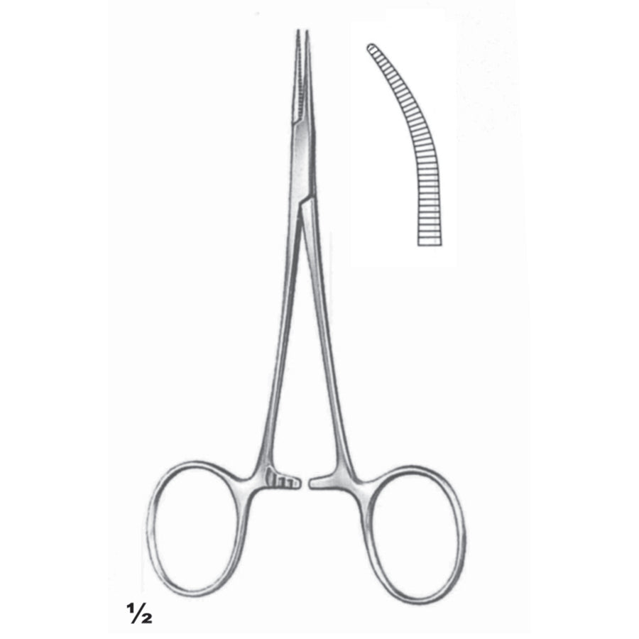 Halsted-Mosquito Artery Forceps Curved 12.5cm (D-003-12) by Dr. Frigz