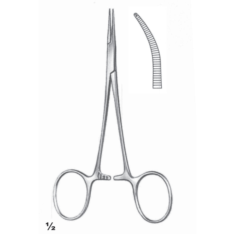 Halsted-Mosquito Artery Forceps 1:2 Curved 12.5cm (D-007-12) by Dr. Frigz