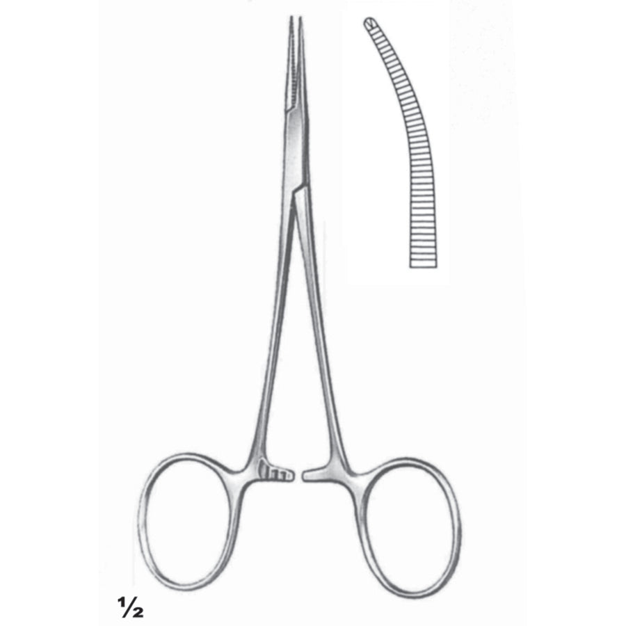 Halsted-Mosquito Artery Forceps 1:2 Curved 14cm (D-008-14) by Dr. Frigz