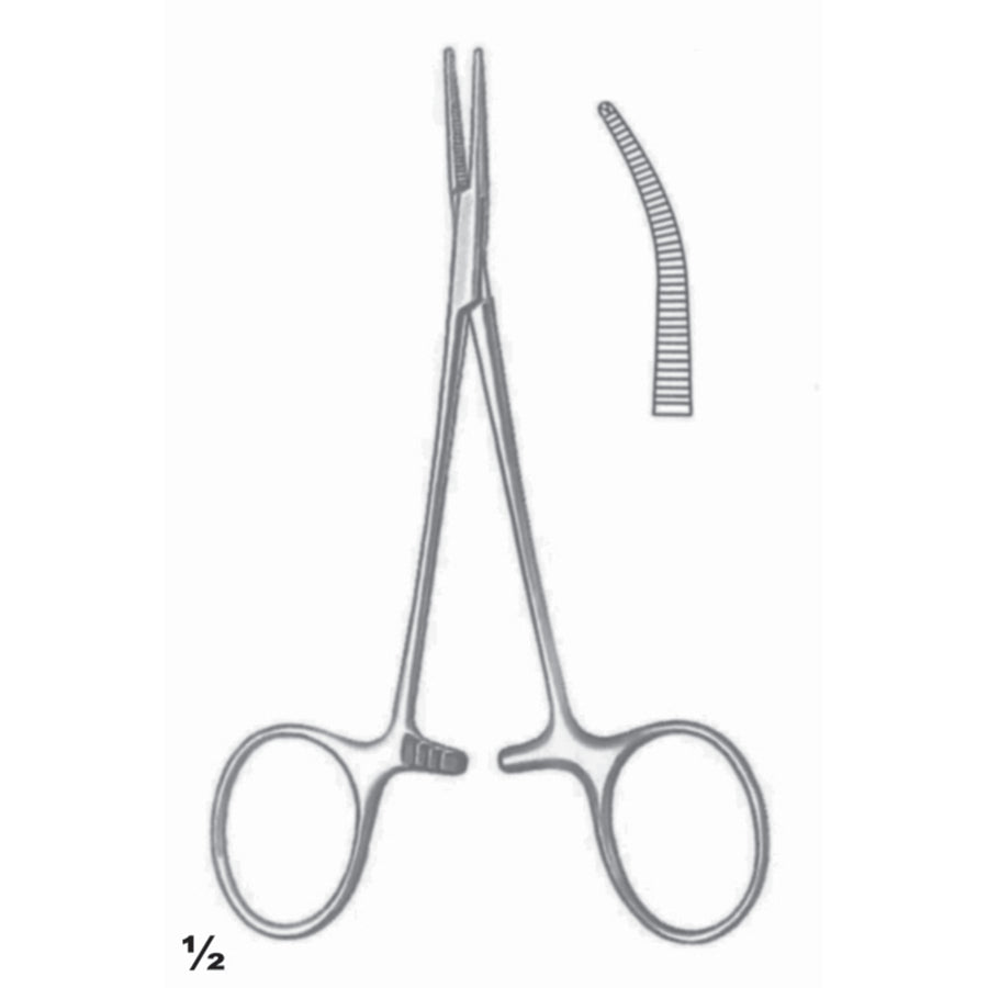 Micro-Mosquito Artery Forceps 1:2 Curved 12cm (D-016-12) by Dr. Frigz