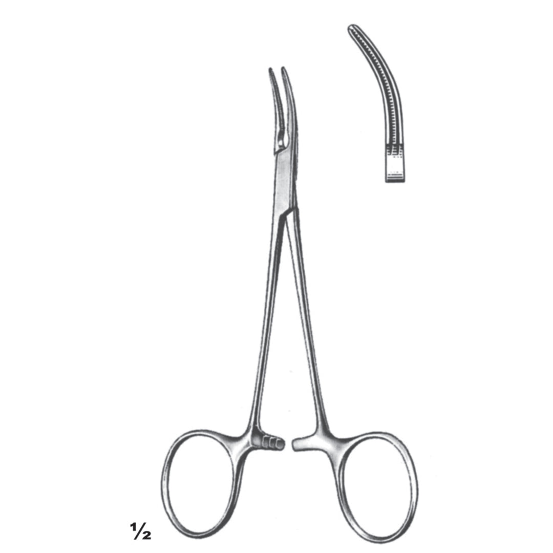 Debakey-Mosquito Artery Forceps Curved 12.5cm Atrauma (D-045-12) by Dr. Frigz