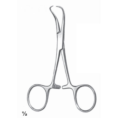 Backhaus Artery Forceps Curved 9cm (D-059-09) by Dr. Frigz