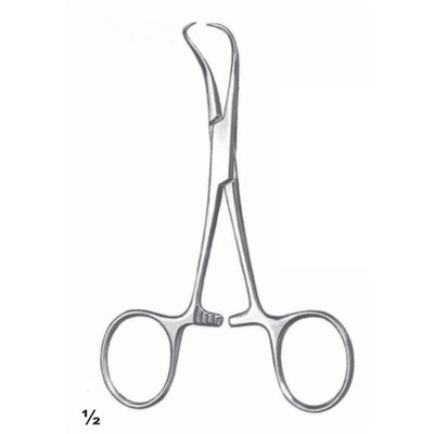 Backhaus Artery Forceps Curved 13cm (D-061-13) by Dr. Frigz