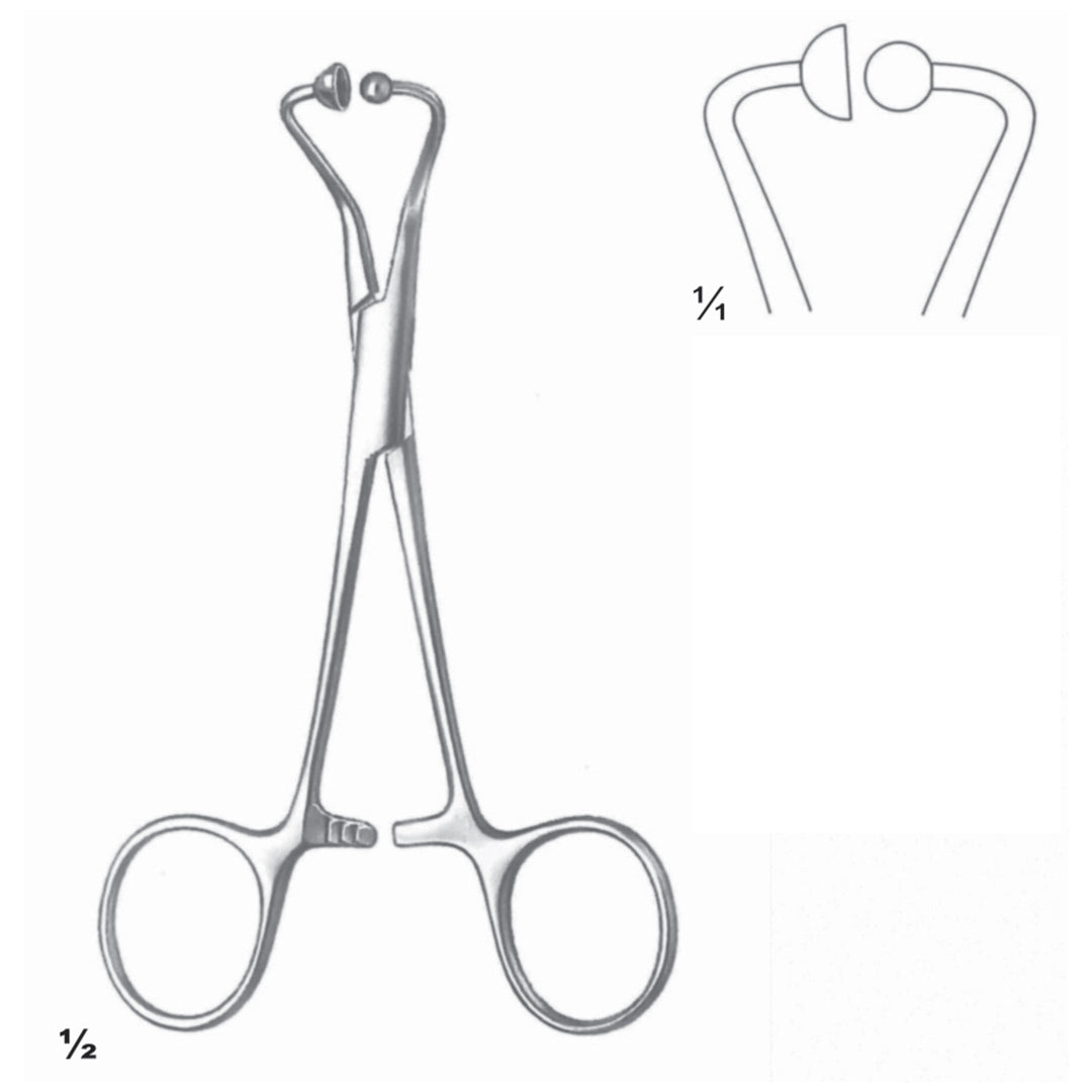 Forceps Artery Forceps Straight 11.5cm For Paper Clothes (D-063-11) by Dr. Frigz