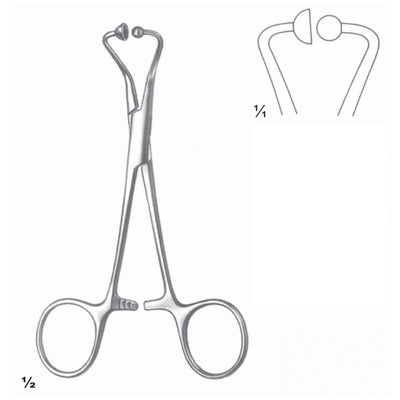 Forceps Artery Forceps Straight 11.5cm For Paper Clothes (D-063-11)