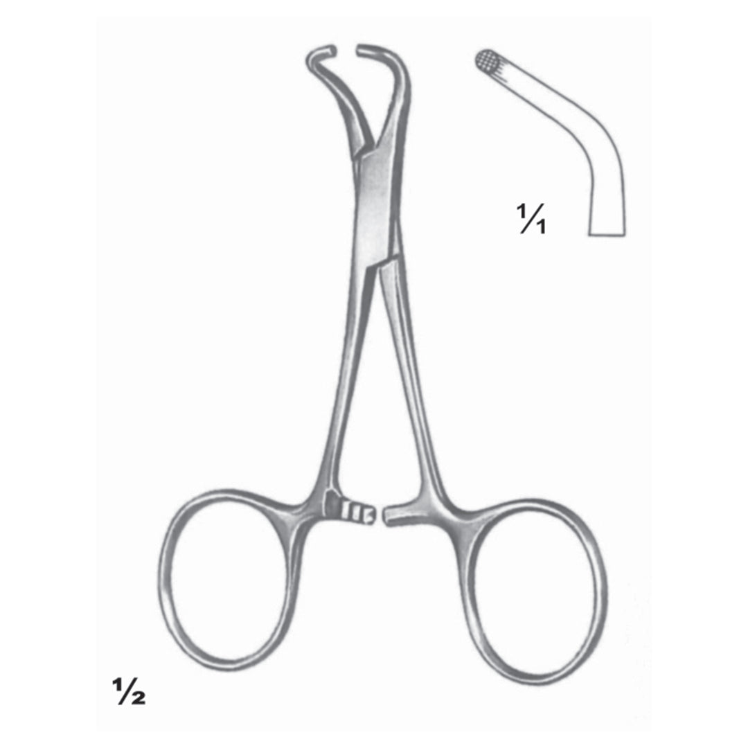 Tohoku Artery Forceps Curved 13.5cm (D-068-13) by Dr. Frigz