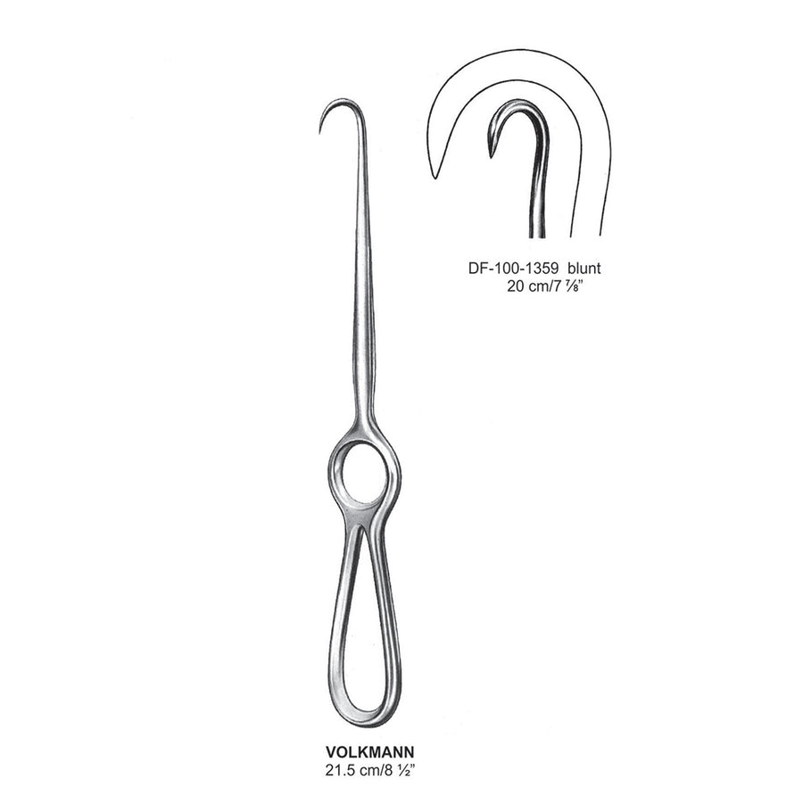 Volkmann Retractors,20Cm,Blunt  (DF-100-1359) by Dr. Frigz