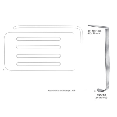 Heaney Retractors,27Cm,82X28mm  (DF-106-1405)