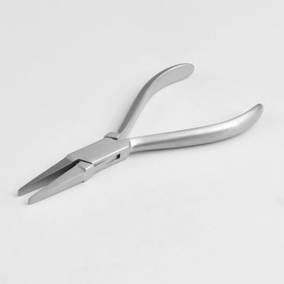 Longbeck, Flat Nose Pliers, Smooth Jaws, 14cm /5 1/2