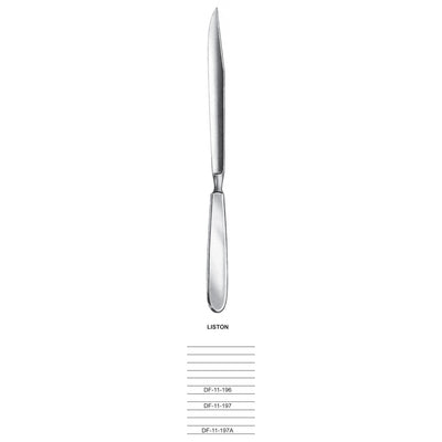 Liston Amputation Knife, 20cm  (DF-11-197) by Dr. Frigz