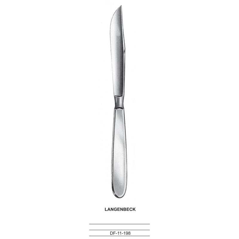 Langenbeck Amputation Knife, 12cm  (DF-11-198) by Dr. Frigz