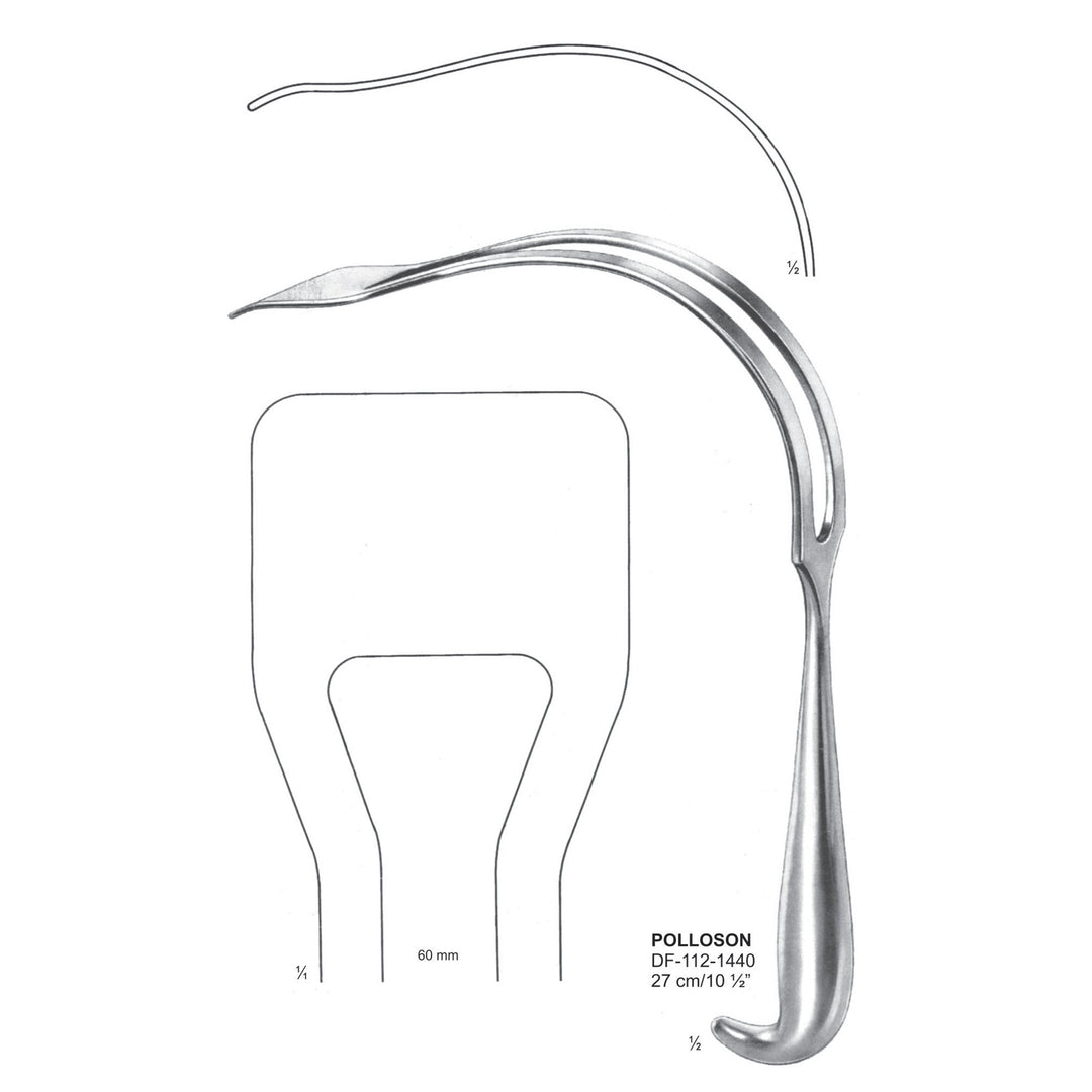 Pollson Retractors,27cm  (DF-112-1440) by Dr. Frigz
