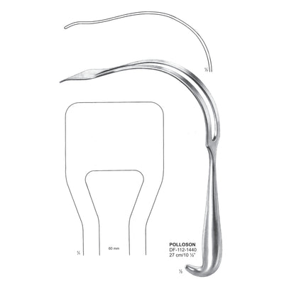 Pollson Retractors,27cm  (DF-112-1440)
