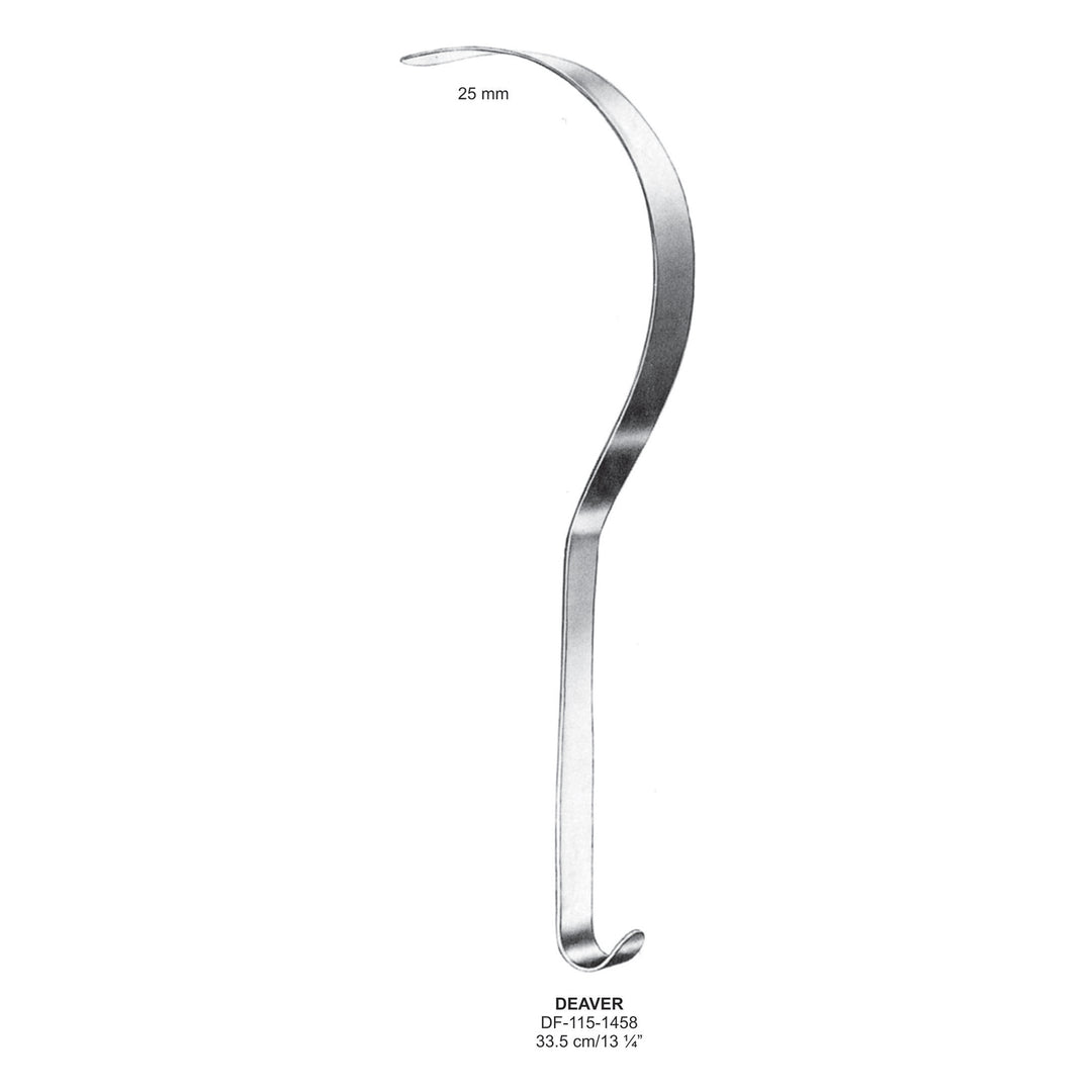 Deaver Retractors 25mm , 33.5cm  (DF-115-1458) by Dr. Frigz