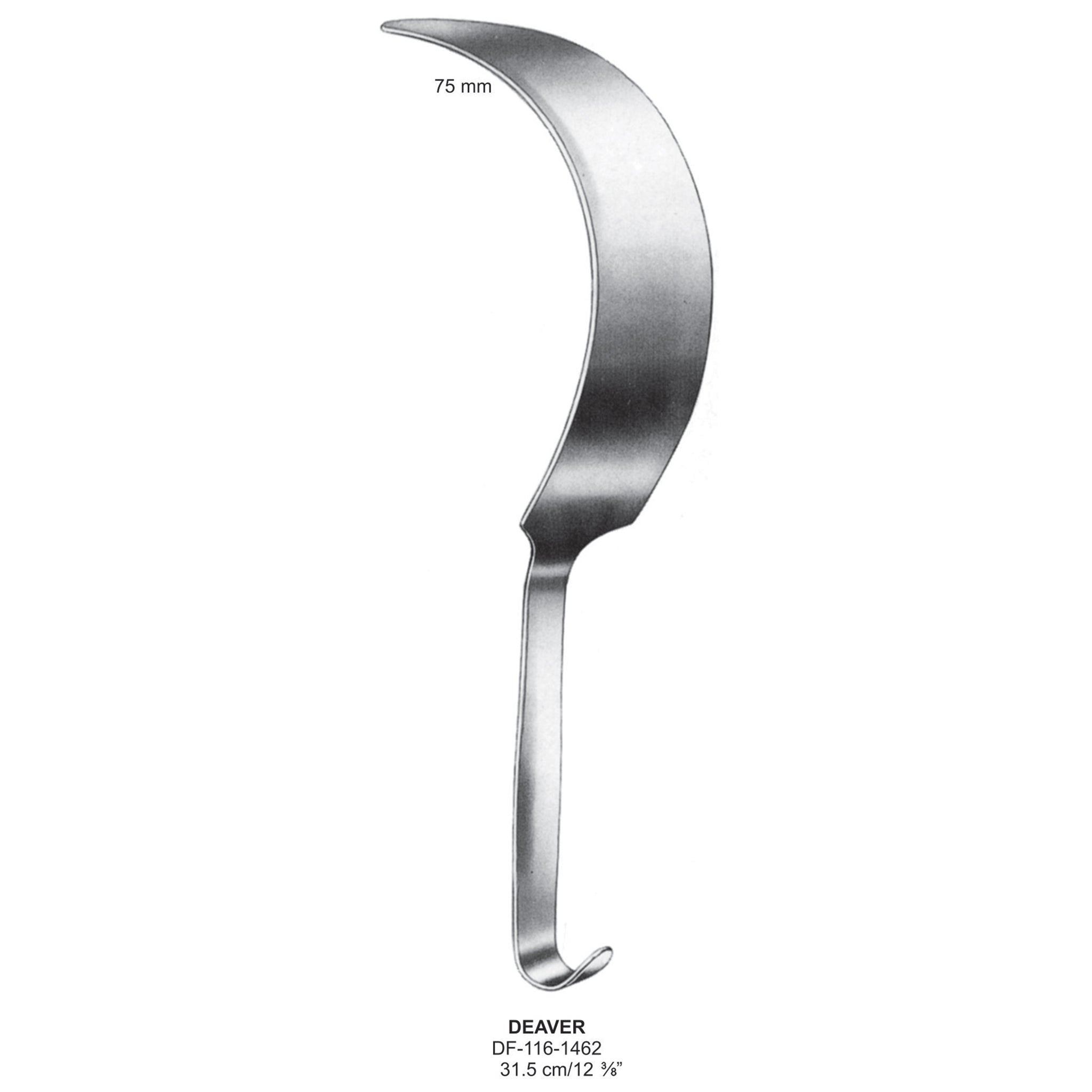 Deaver Retractors 75mm Surgery Instrument – Dr Frigz