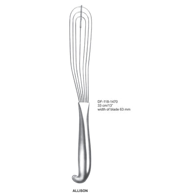 Allison Retractors,33Cm,Width Of Blade 63mm (DF-118-1470) by Dr. Frigz