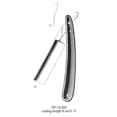 Razors, Cutting Length 8cm  (DF-12-207) by Dr. Frigz