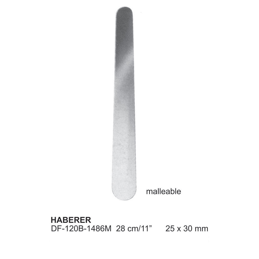 Haberer Spatulas,  28cm , 25X30mm  (DF-120B-1486M) by Dr. Frigz