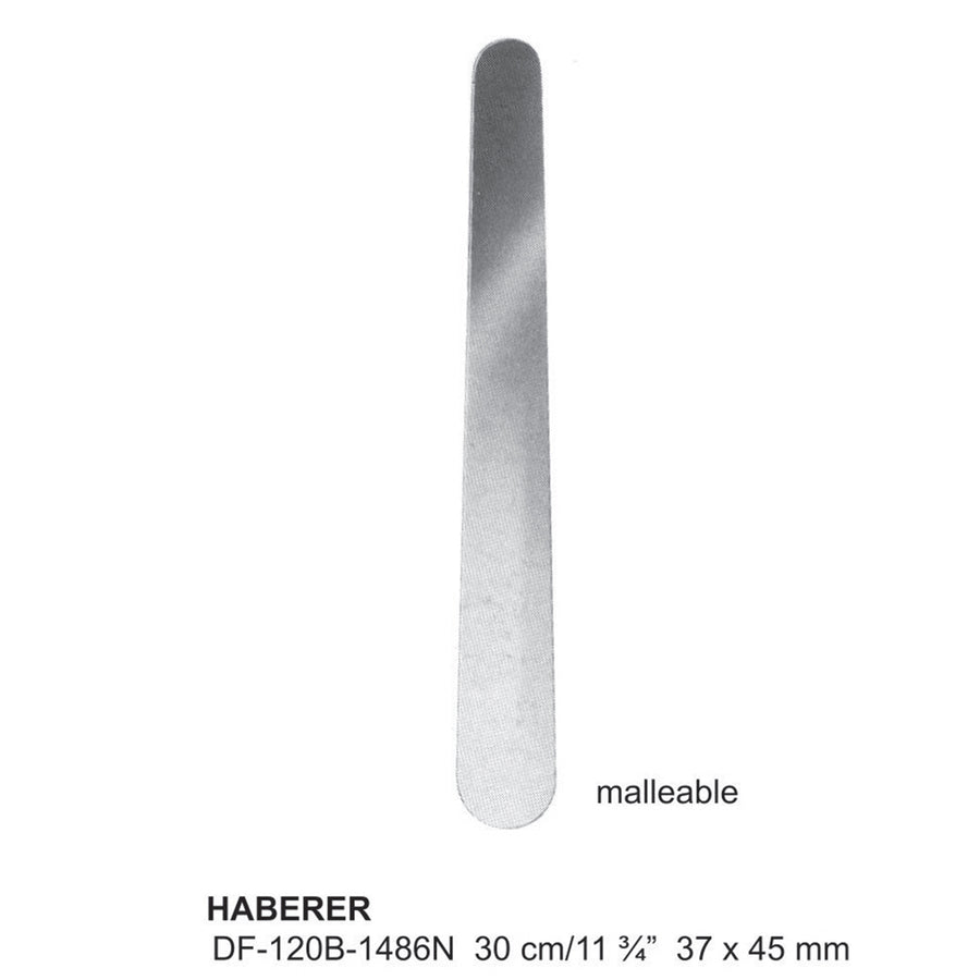 Haberer Spatulas, 30cm , 37X45mm (DF-120B-1486N) by Dr. Frigz