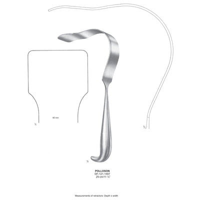 Polloson Retractors,27cm  (DF-121-1487)