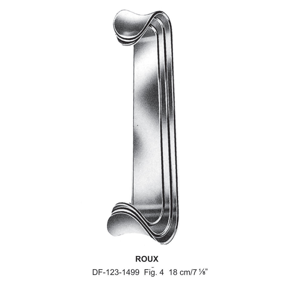 Roux Retractors Double End 27X24 & 42X28Mm, Fig.4, 18Cm  (Df-123-1499) by Raymed