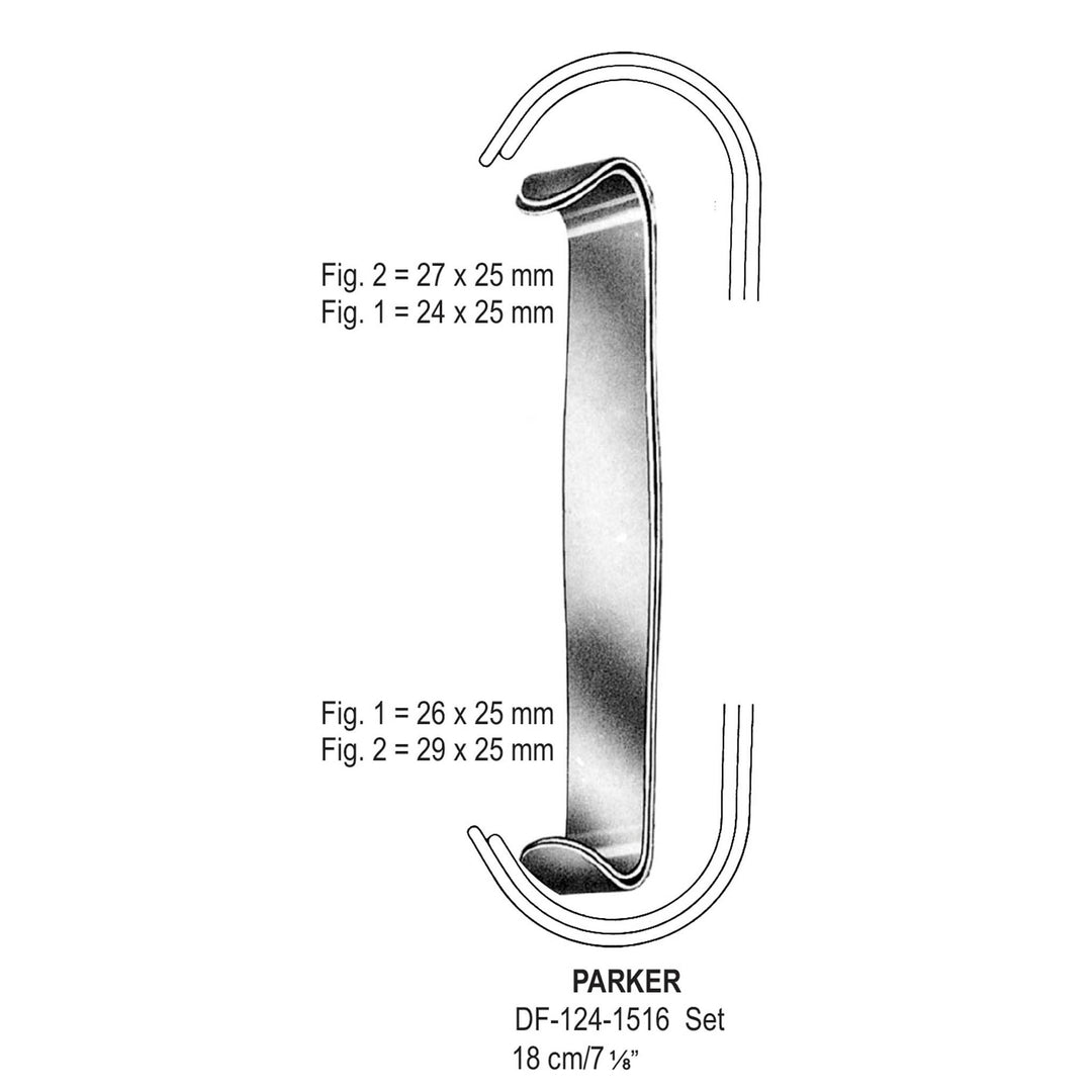 Parker Retractors Fig.1-2, 18cm  (DF-124-1516) by Dr. Frigz