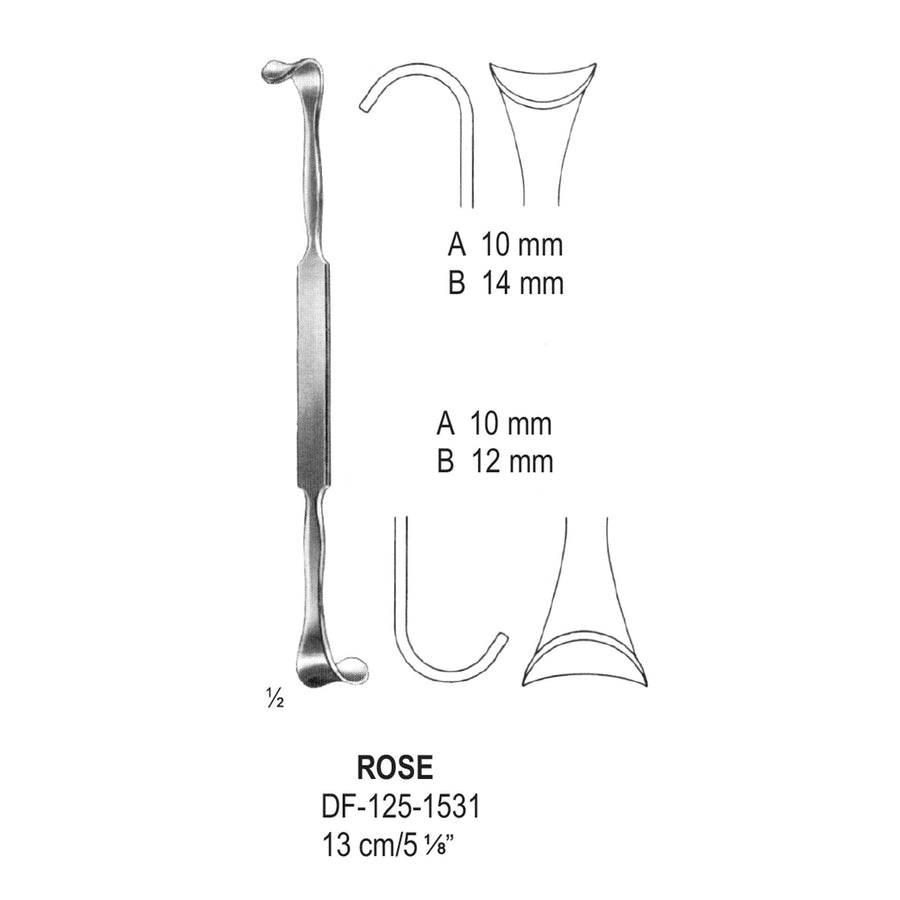 Rose Retractors,13cm  (DF-125-1531) by Dr. Frigz