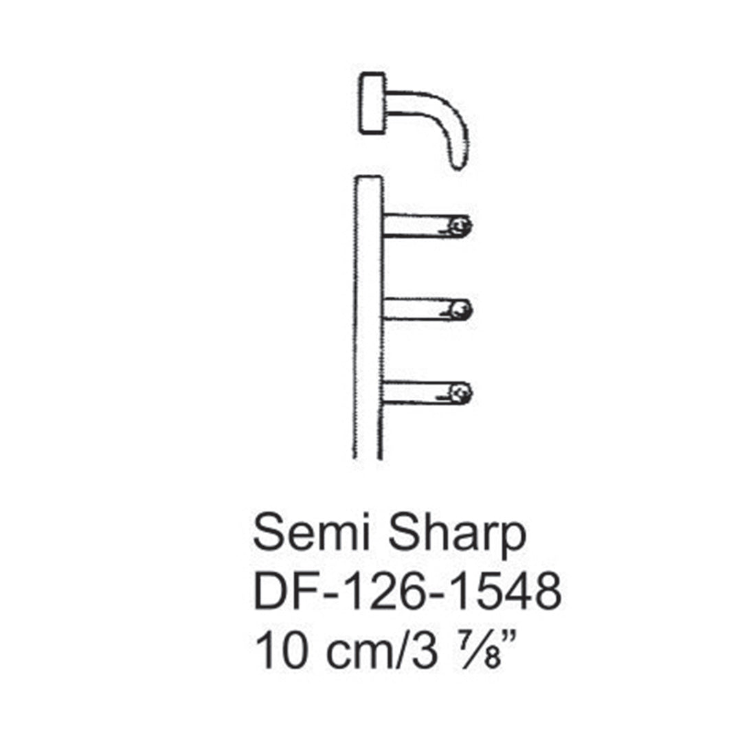 Alm Retractors,10Cm,Semi-Sharp  (DF-126-1548) by Dr. Frigz