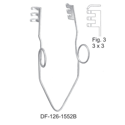 Self-Retaining Retractors  Fig. 3 (DF-126-1552B)