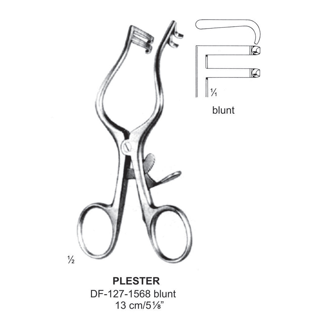 Plester Retractors, 13Cm, Blunt  (DF-127-1568) by Dr. Frigz