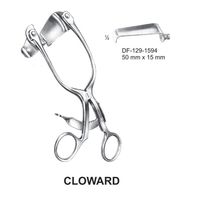 Cloward Retractors Blade Only, 50mm X 15mm , Non Toothed Blade (DF-129-1594)