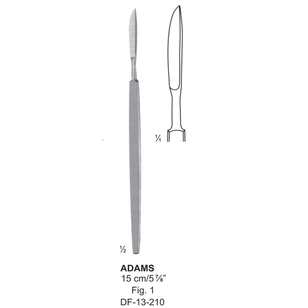 Adams Delicate Scalpels Fig. 1, 15cm  (DF-13-210) by Dr. Frigz