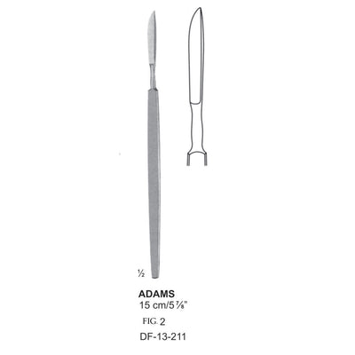 Adams Delicate Scalpels Fig. 2, 15cm  (DF-13-211) by Dr. Frigz