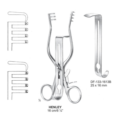 Henley Retractors, 25X16mm (DF-133-1613B)