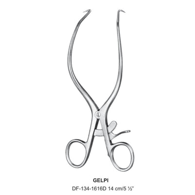 Gelpi Abdominal Retractors, 14cm  (DF-134-1616D) by Dr. Frigz