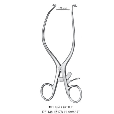 Gelpi-Loktite Retractors  With Stopper 11cm , 100mm (DF-134-1617B)