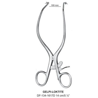 Gelpi-Loktite Retractors  With Stopper 14cm , 100mm (DF-134-1617D)