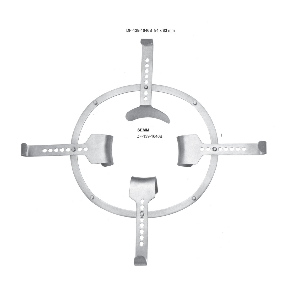 Semm Abdominal Retractors Blade Only 94X83mm (DF-139-1646B) by Dr. Frigz