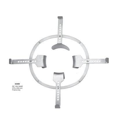 Semm Abdominal Retractors Frame Only 275X250mm (DF-139-1646E) by Dr. Frigz