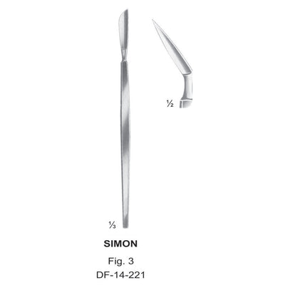 Simon Fistula Knives Fig. 3, 20cm (DF-14-221)