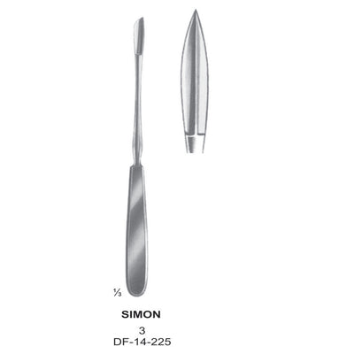 Simon Fistula Knives Fig. 3, 23.5cm (DF-14-225)