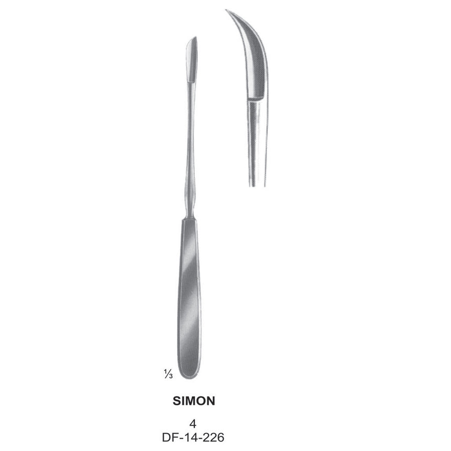 Simon Fistula Knives Fig. 4, 23.5cm  (DF-14-226) by Dr. Frigz